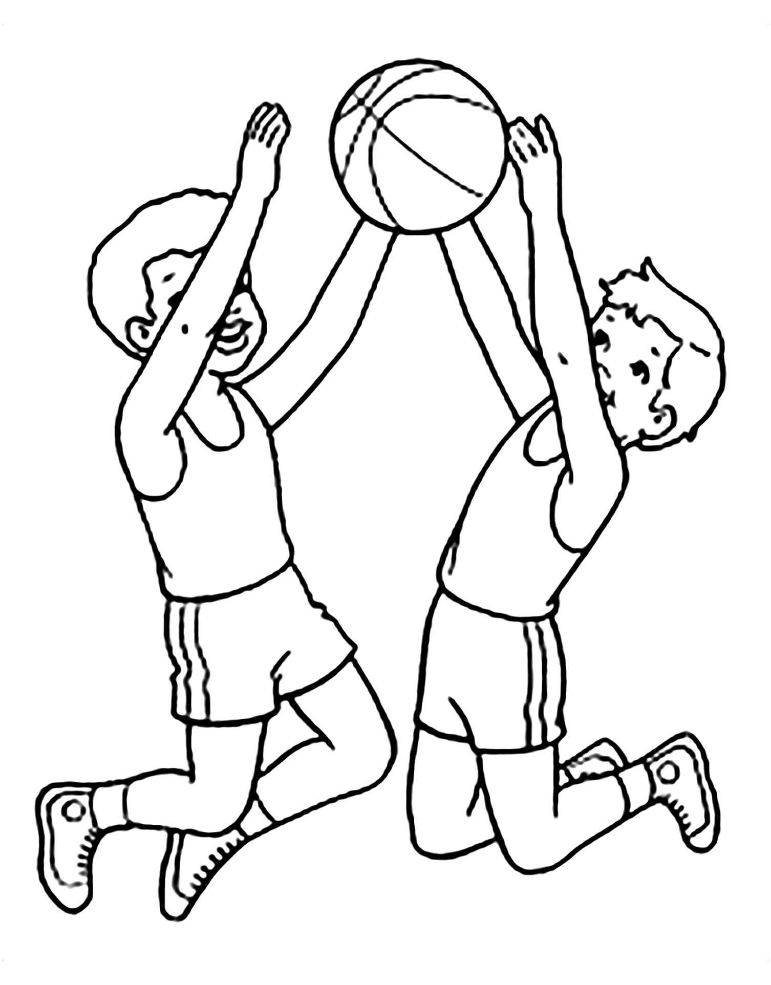 Basketball Coloring Pages Free Printable 6