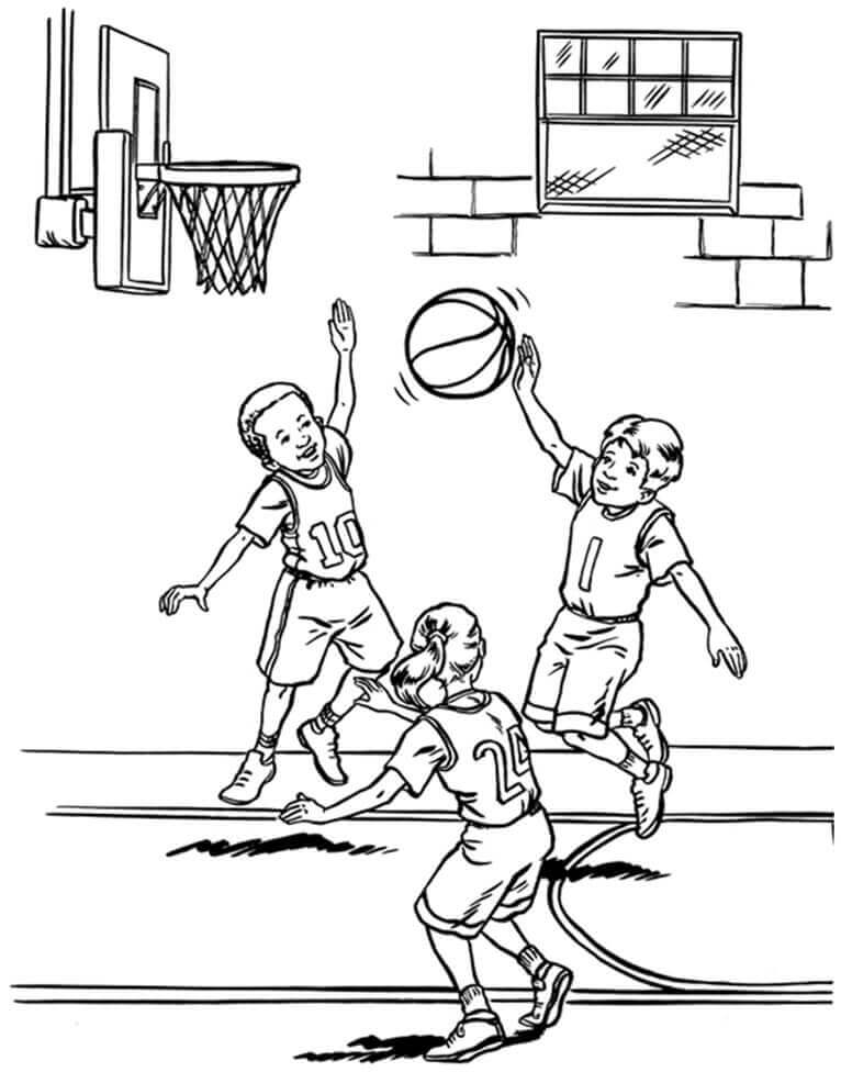 Basketball Coloring Pages Free Printable 63