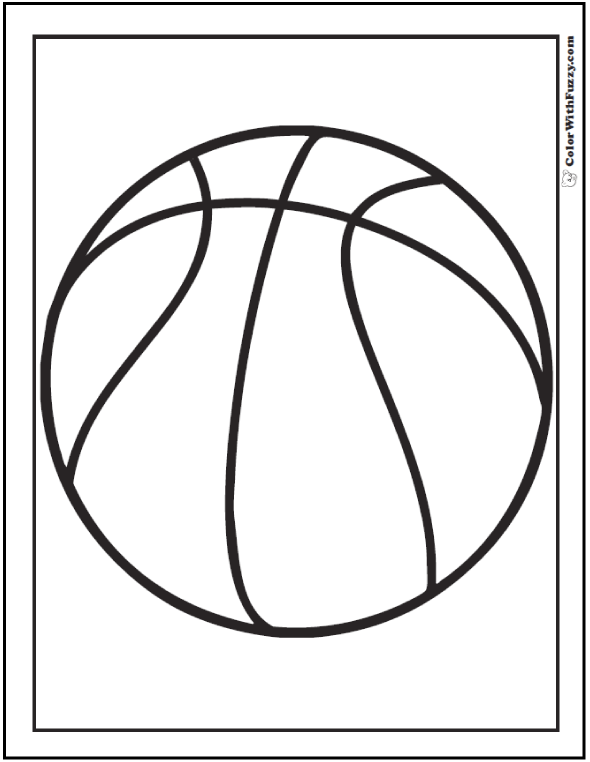 Basketball Coloring Pages Free Printable 7