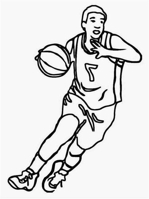 Basketball Coloring Pages Free Printable 71