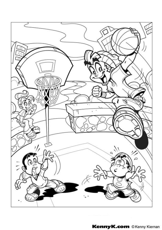 Basketball Coloring Pages Free Printable 75