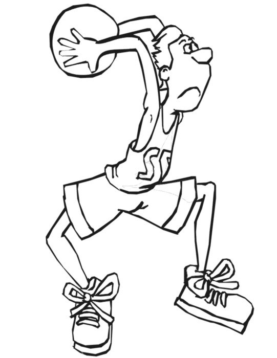 Basketball Coloring Pages Free Printable 76