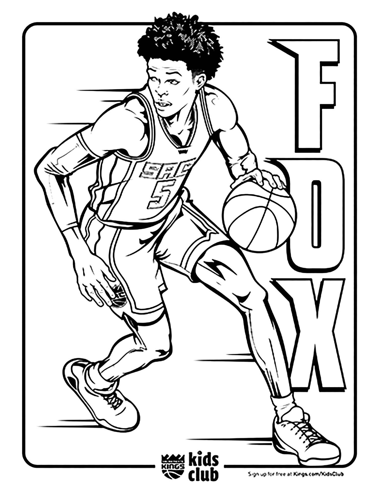 Basketball Coloring Pages Free Printable 79