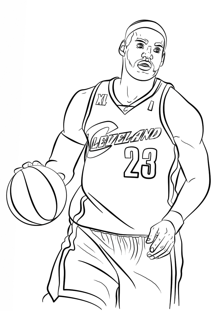 Basketball Coloring Pages Free Printable 82