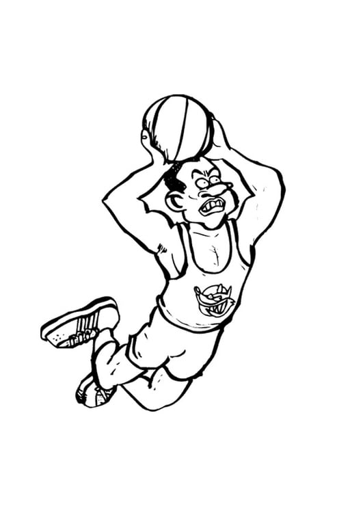 Basketball Coloring Pages Free Printable 88