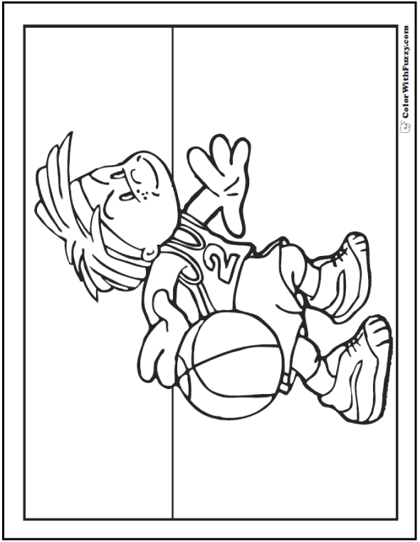 Basketball Coloring Pages Free Printable 91