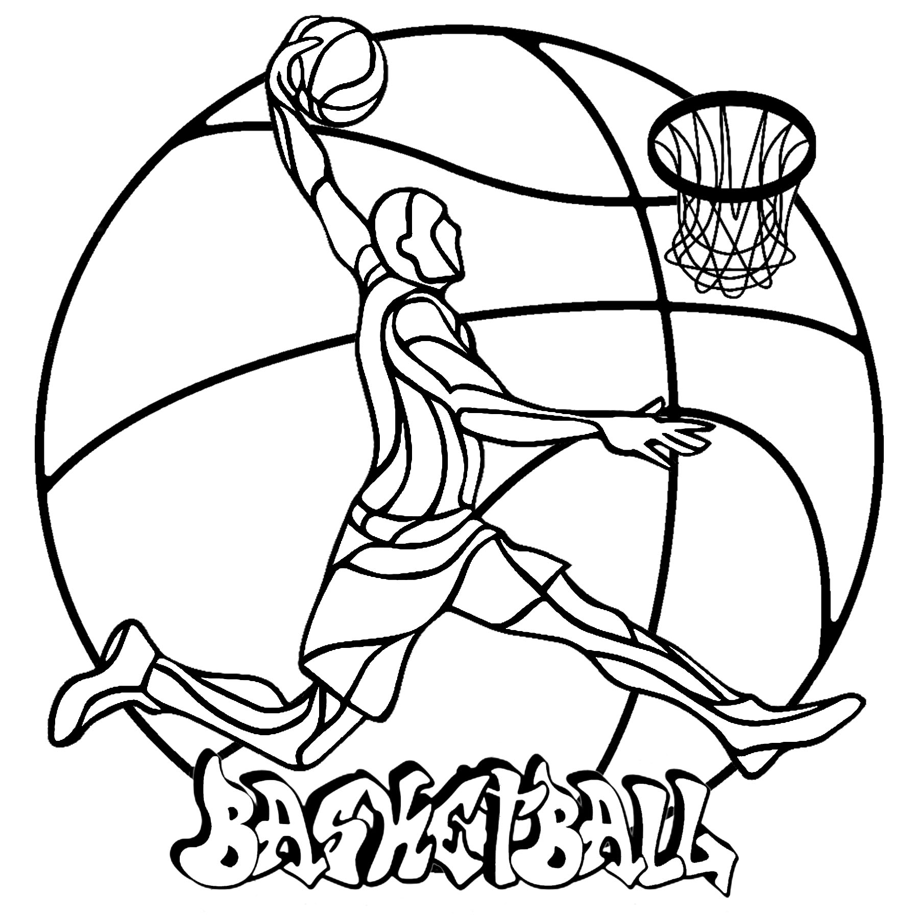 Basketball Coloring Pages Free Printable 97