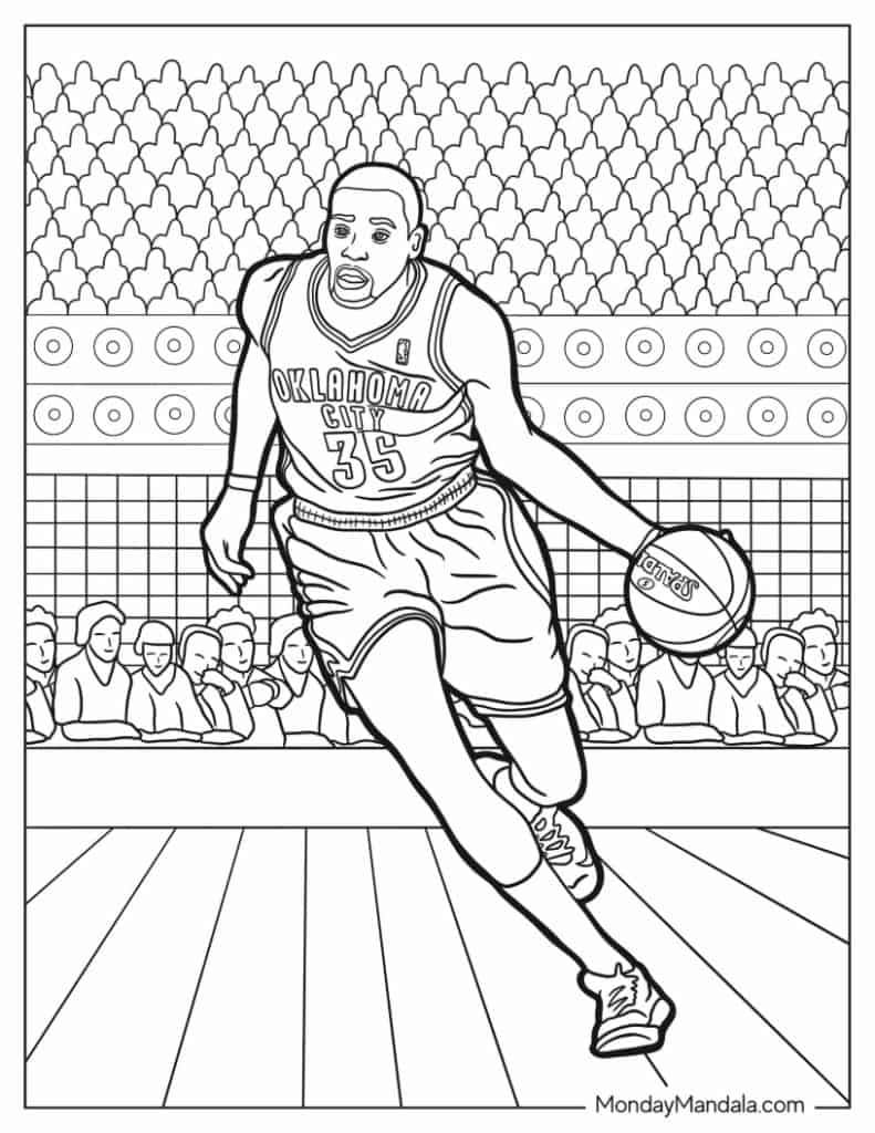 Basketball Coloring Pages Free Printable 99