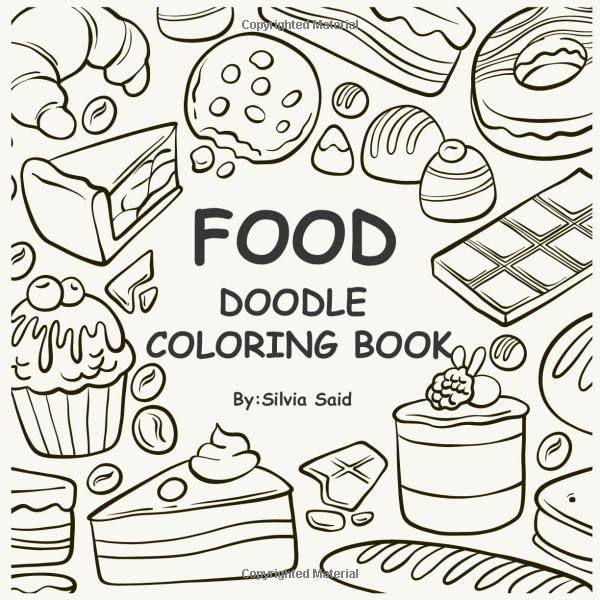 Dining Doodle Coloring Pages for Adults Unique 101