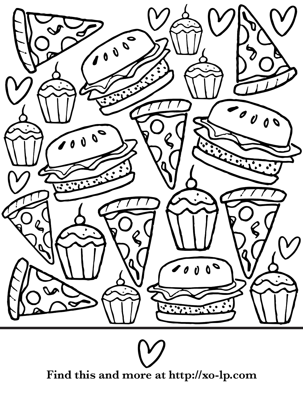 Dining Doodle Coloring Pages for Adults Unique 124