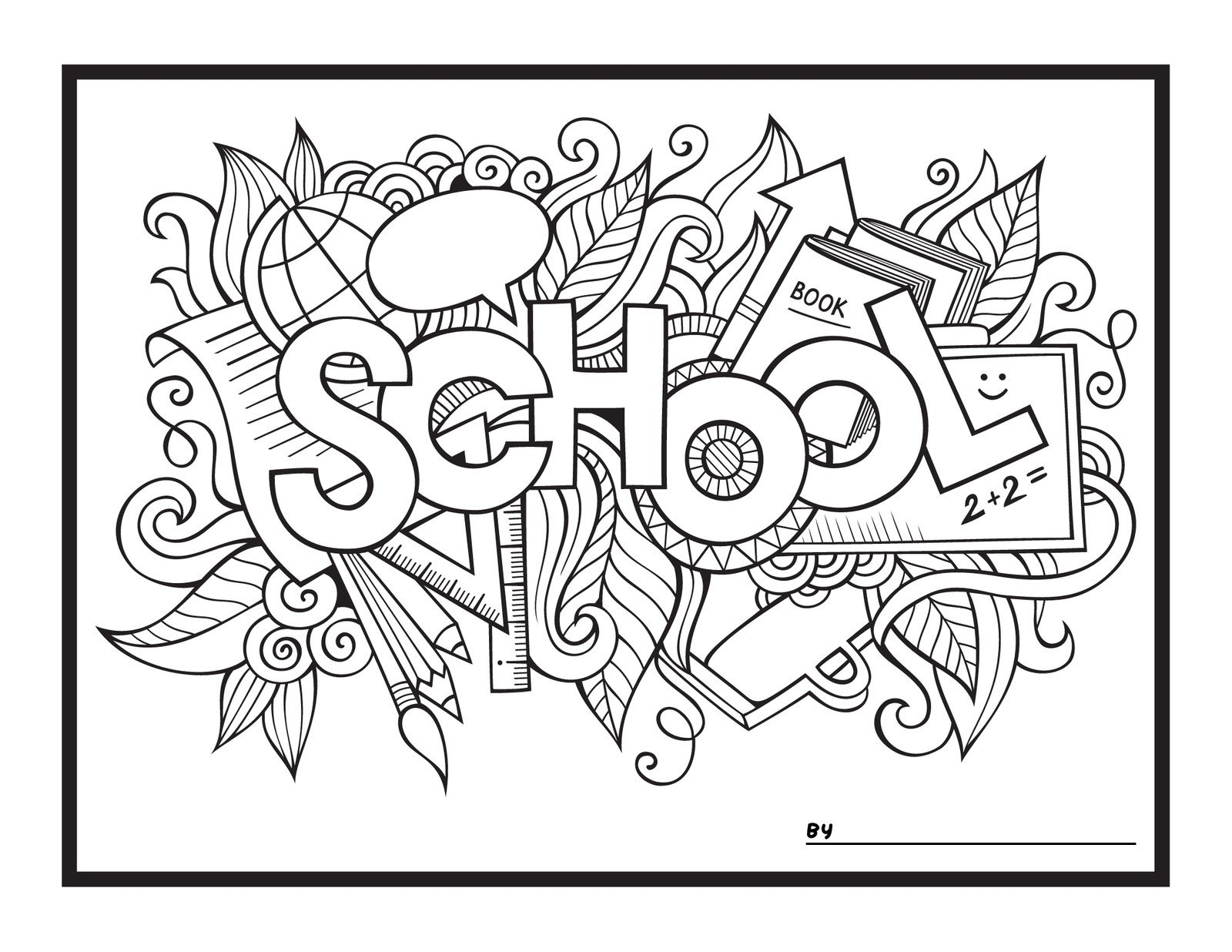 Dining Doodle Coloring Pages for Adults Unique 131