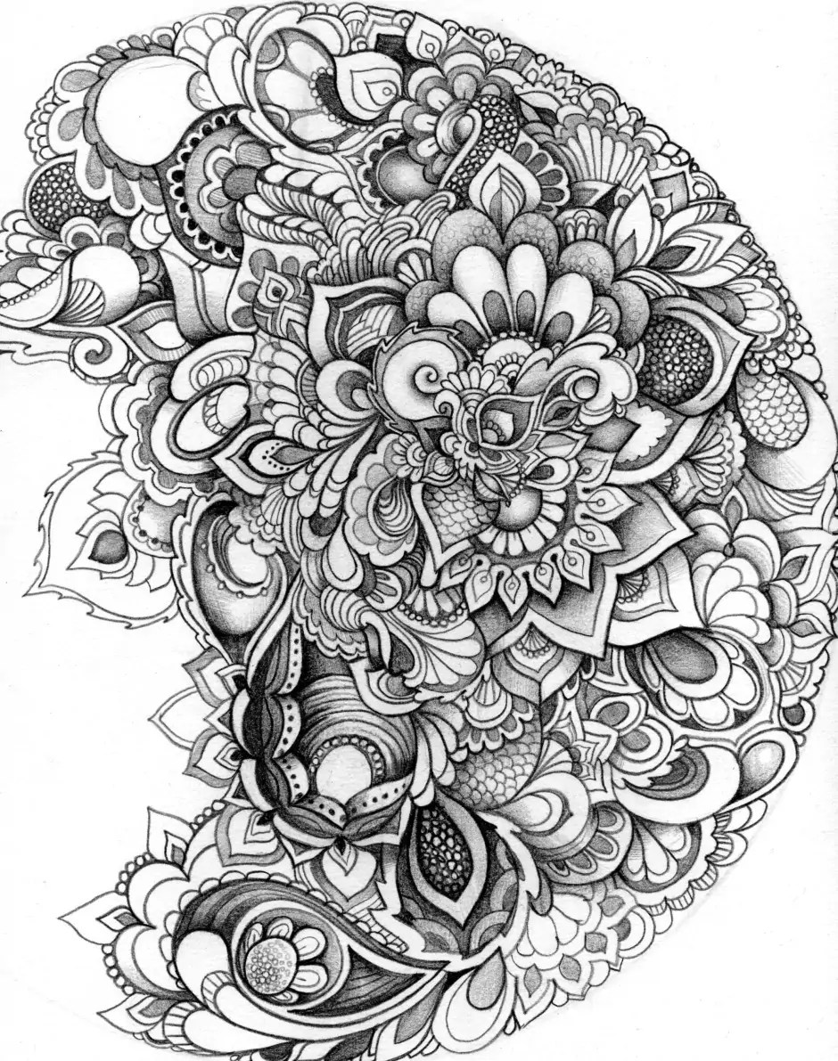 Dining Doodle Coloring Pages for Adults Unique 141