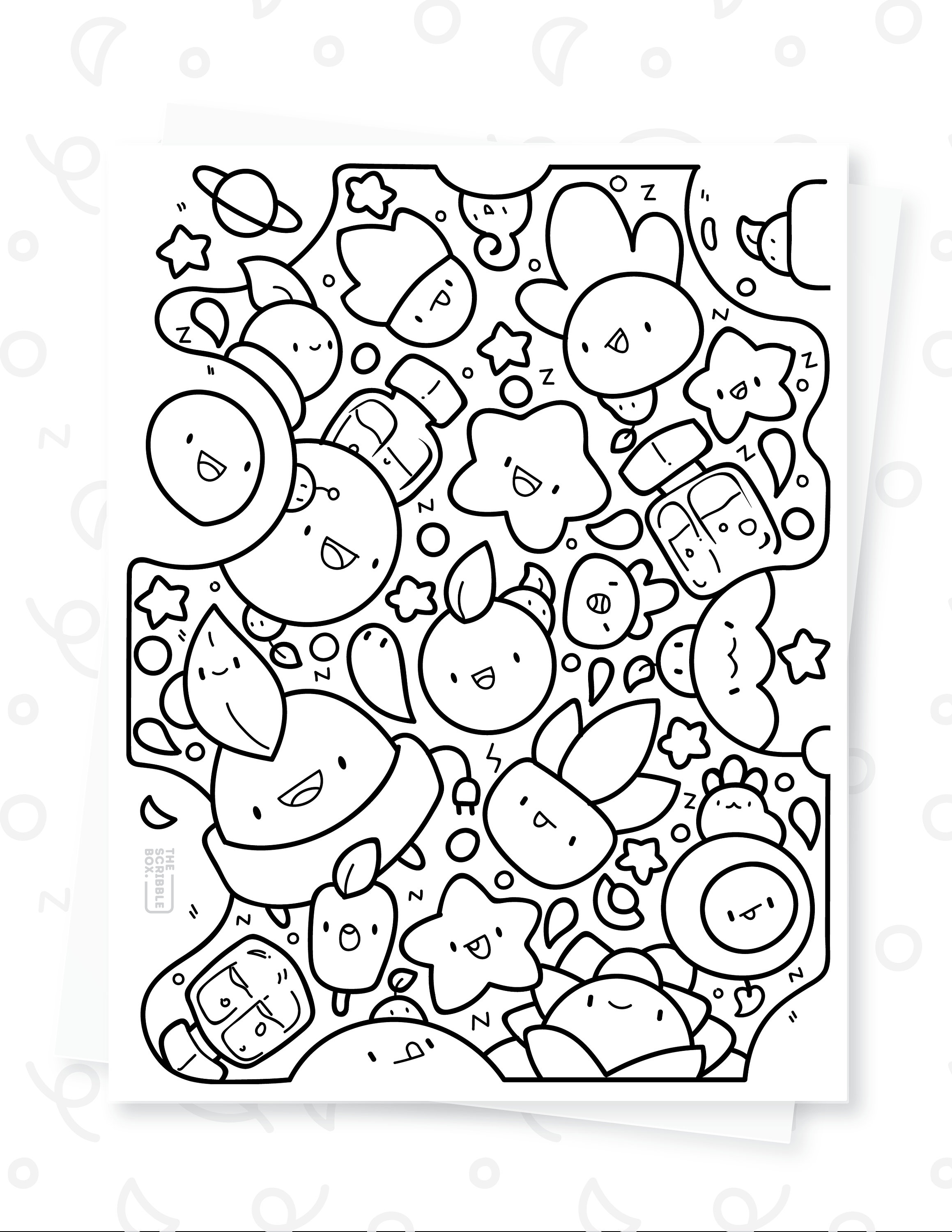 Dining Doodle Coloring Pages for Adults Unique 144