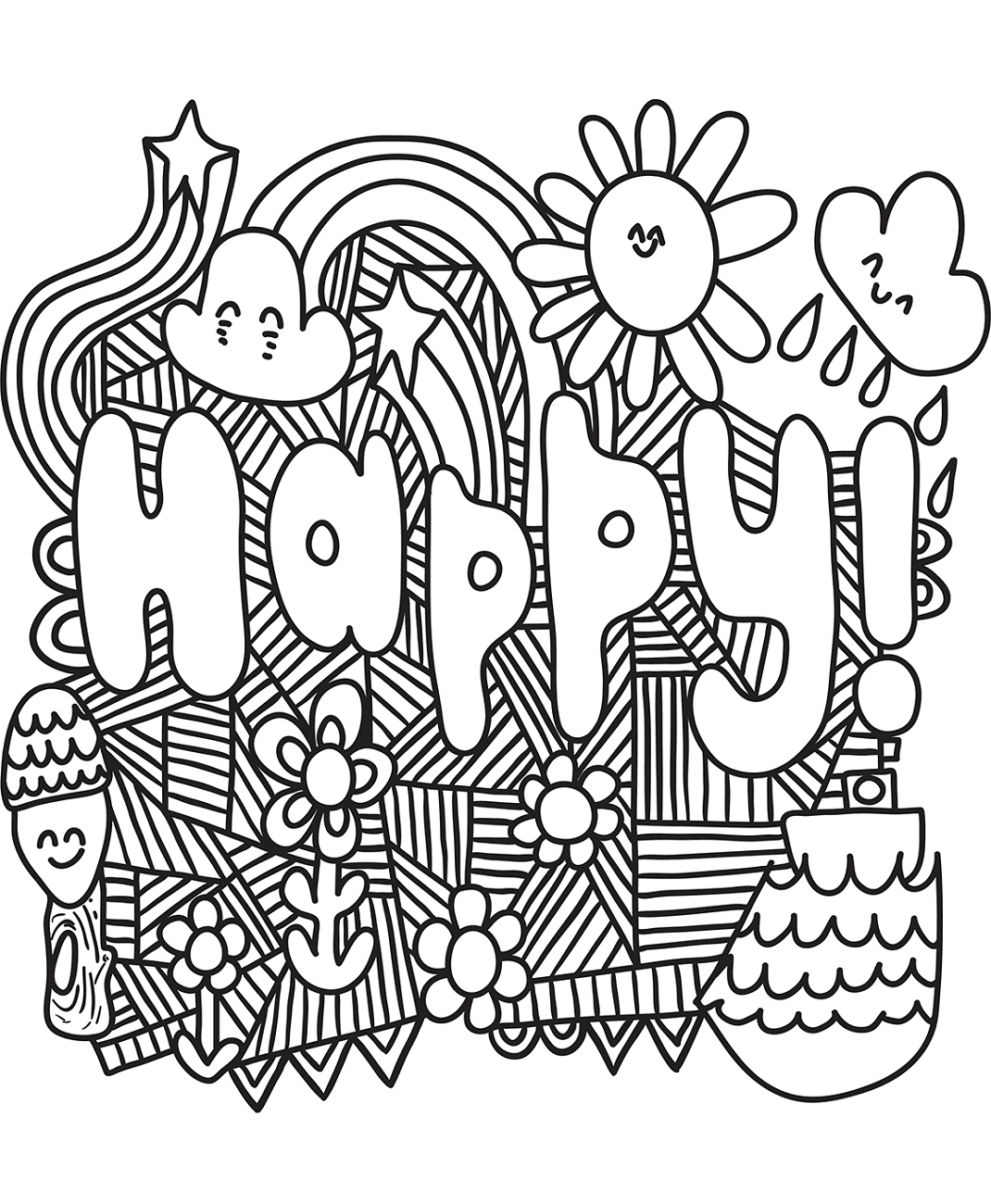 Dining Doodle Coloring Pages for Adults Unique 35