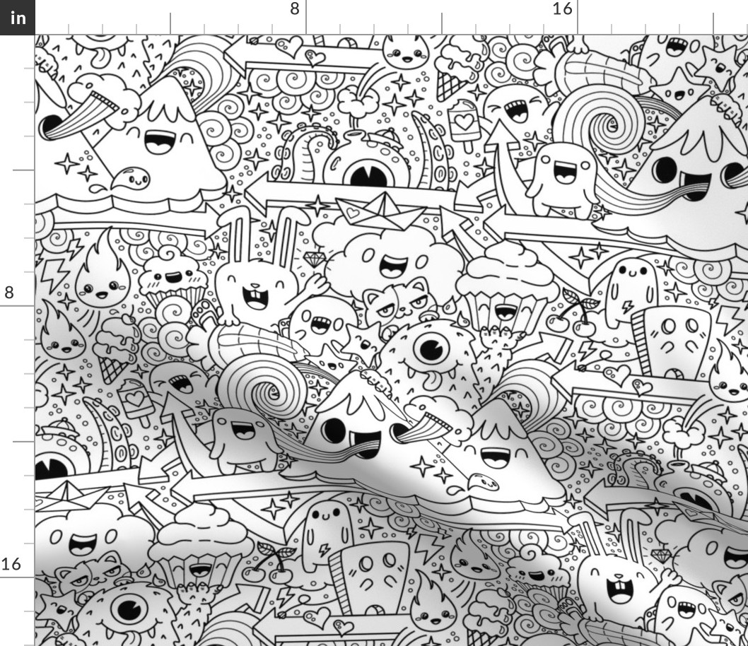 Dining Doodle Coloring Pages for Adults Unique 57