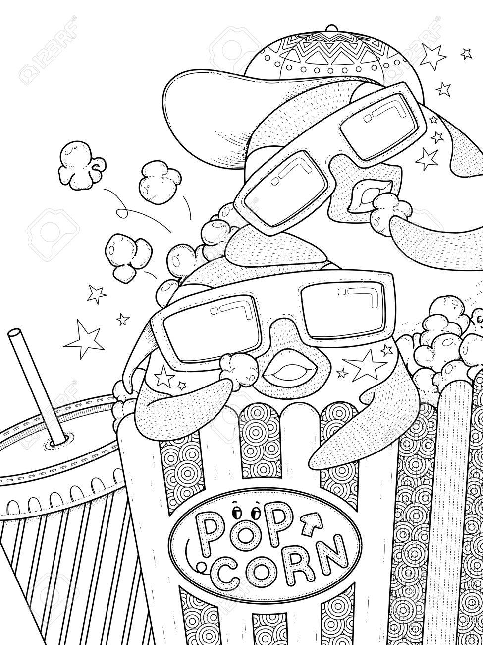 Dining Doodle Coloring Pages for Adults Unique 59