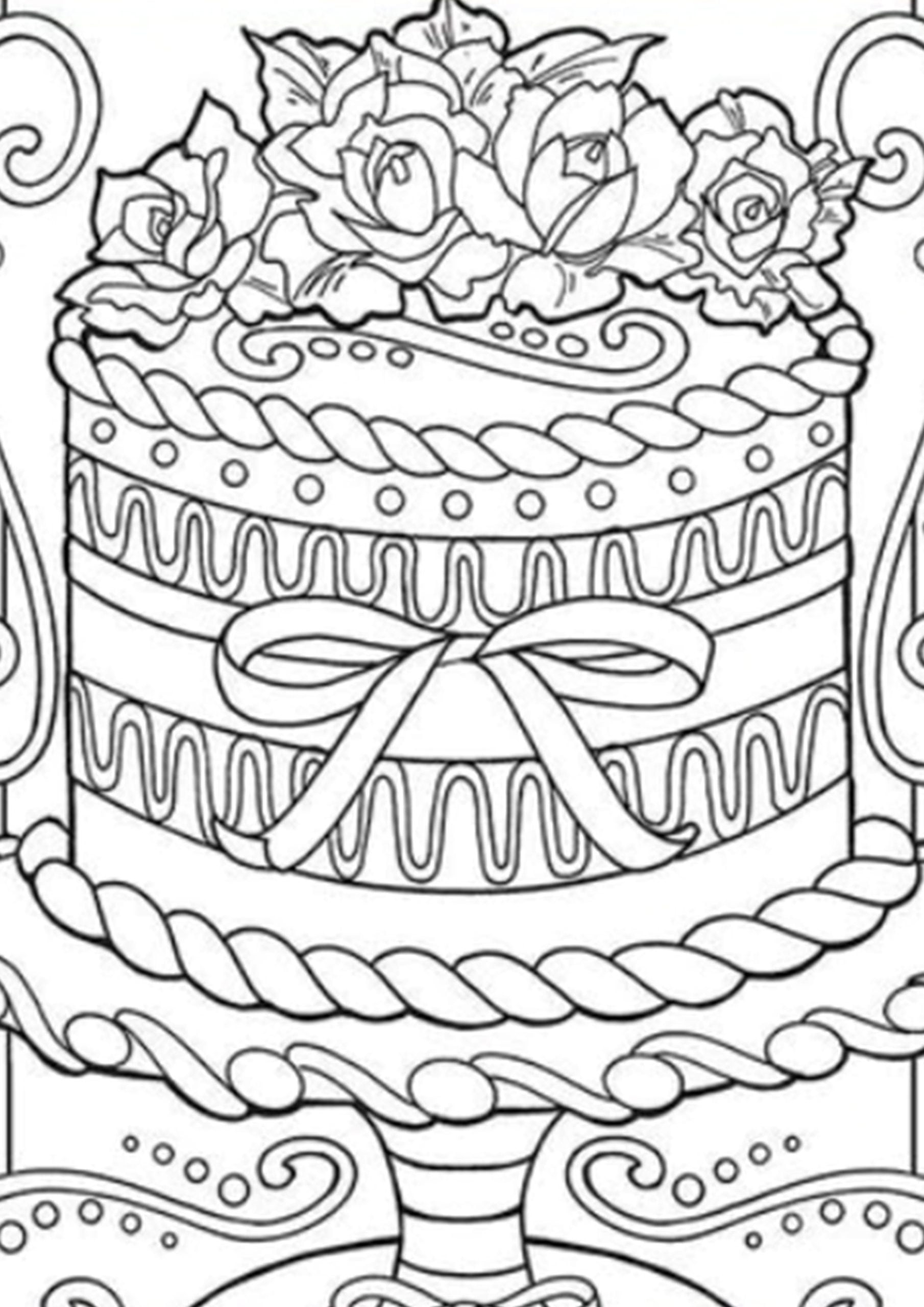 Dining Doodle Coloring Pages for Adults Unique 71