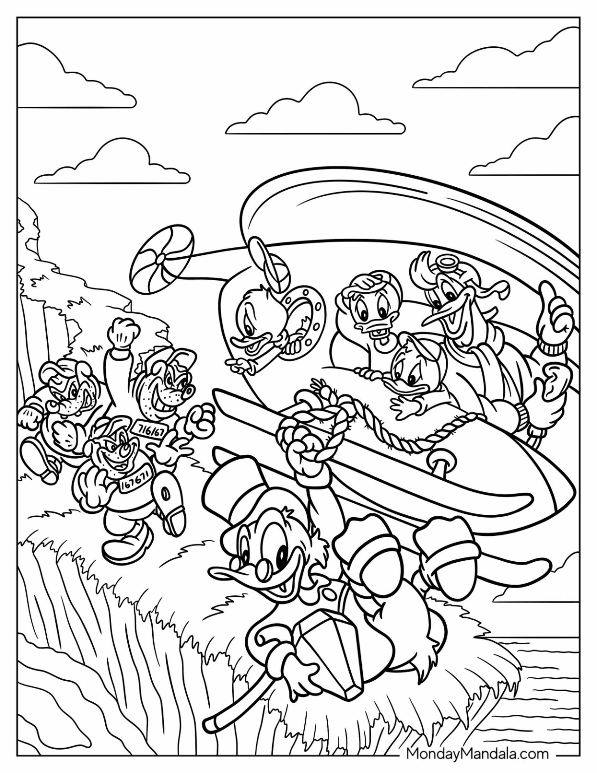 Disney Coloring Pages: 150+ Magic Galore Featuring Your Favorite Characters 113