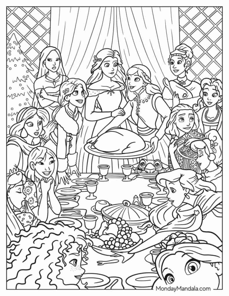 Disney Coloring Pages: 150+ Magic Galore Featuring Your Favorite Characters 39