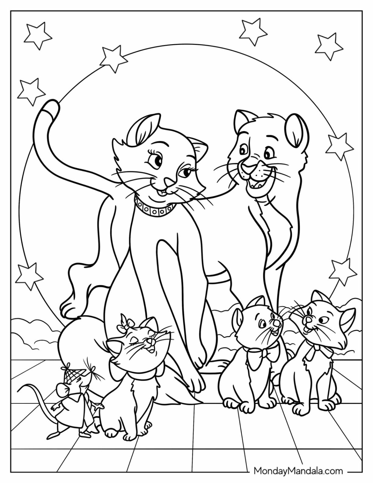 Disney Coloring Pages: 150+ Magic Galore Featuring Your Favorite Characters 95