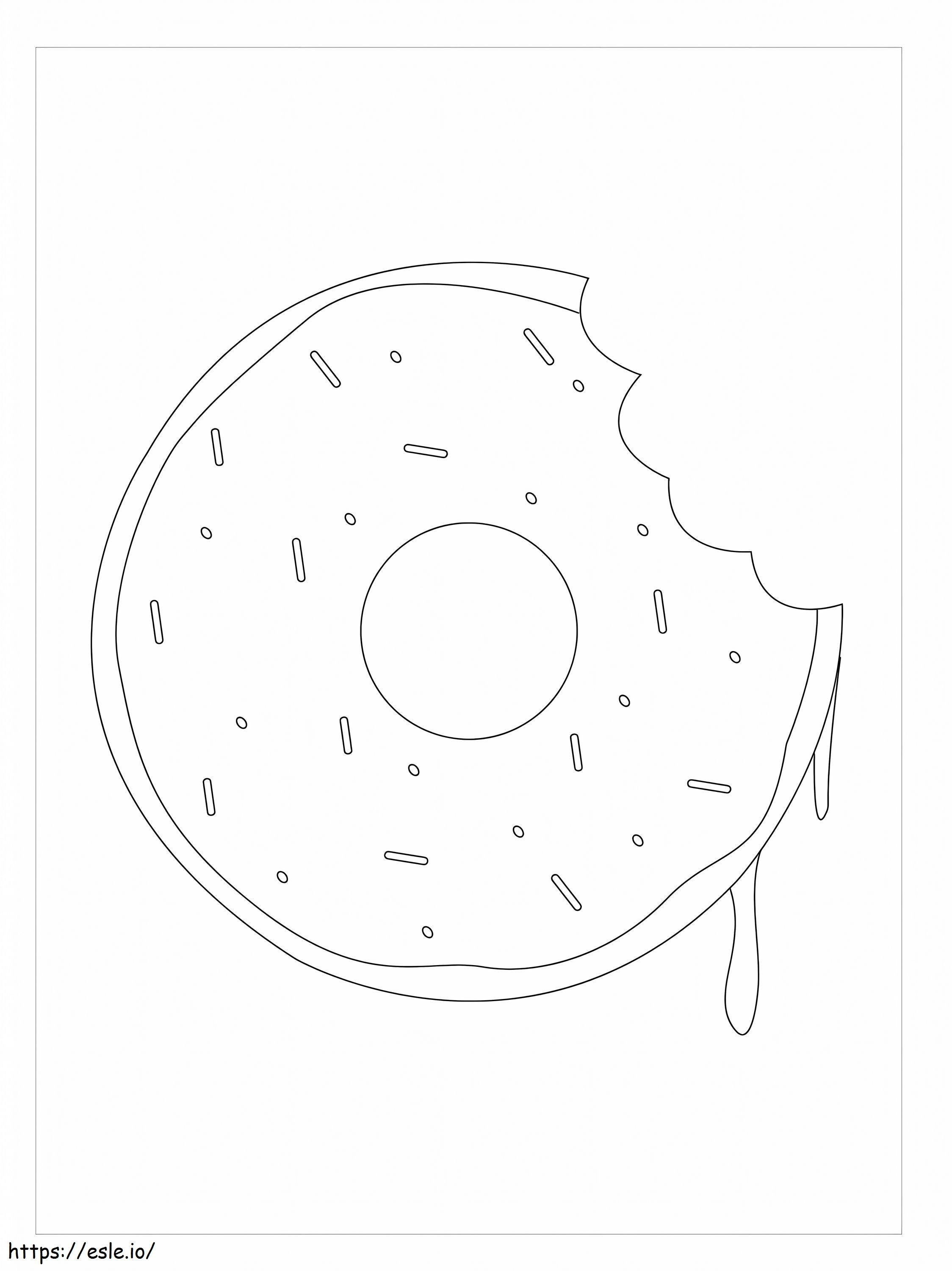 Donut Coloring Pages for Kids 106