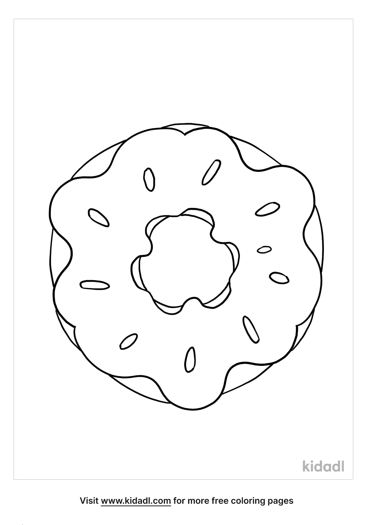 Donut Coloring Pages for Kids 28