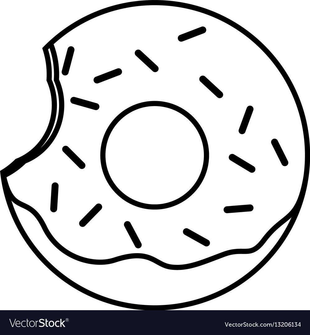 Donut Coloring Pages for Kids 82