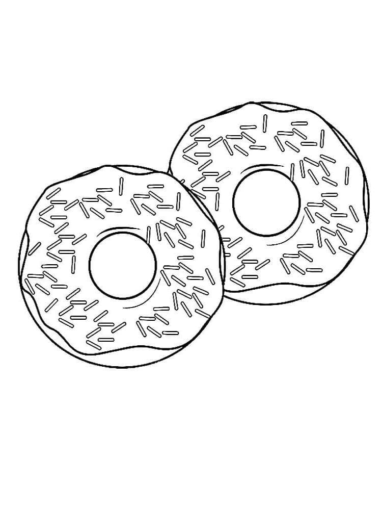 Donut Coloring Pages for Kids 90