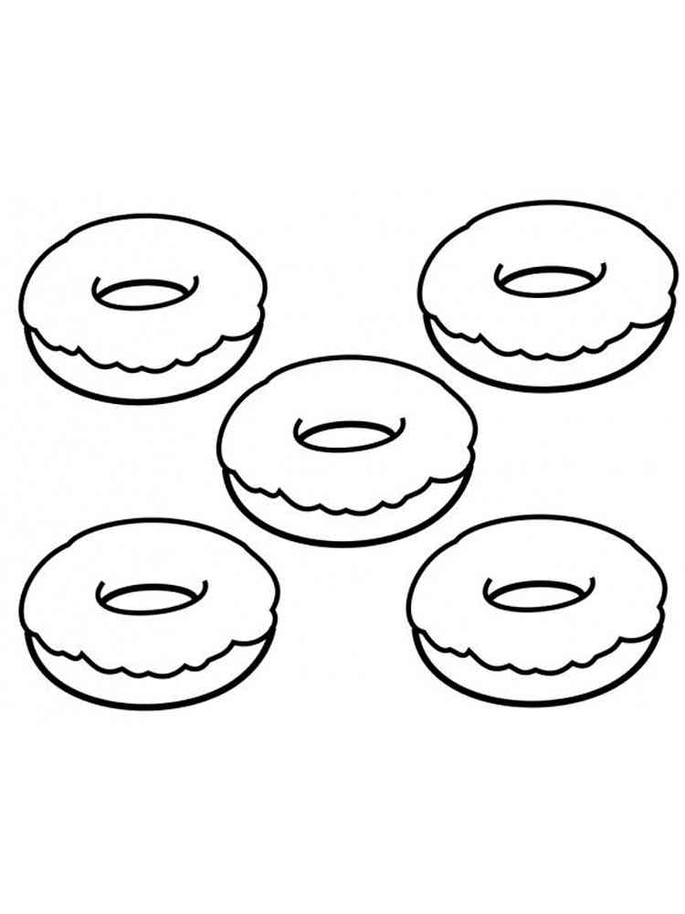 Donut Coloring Pages for Kids 92