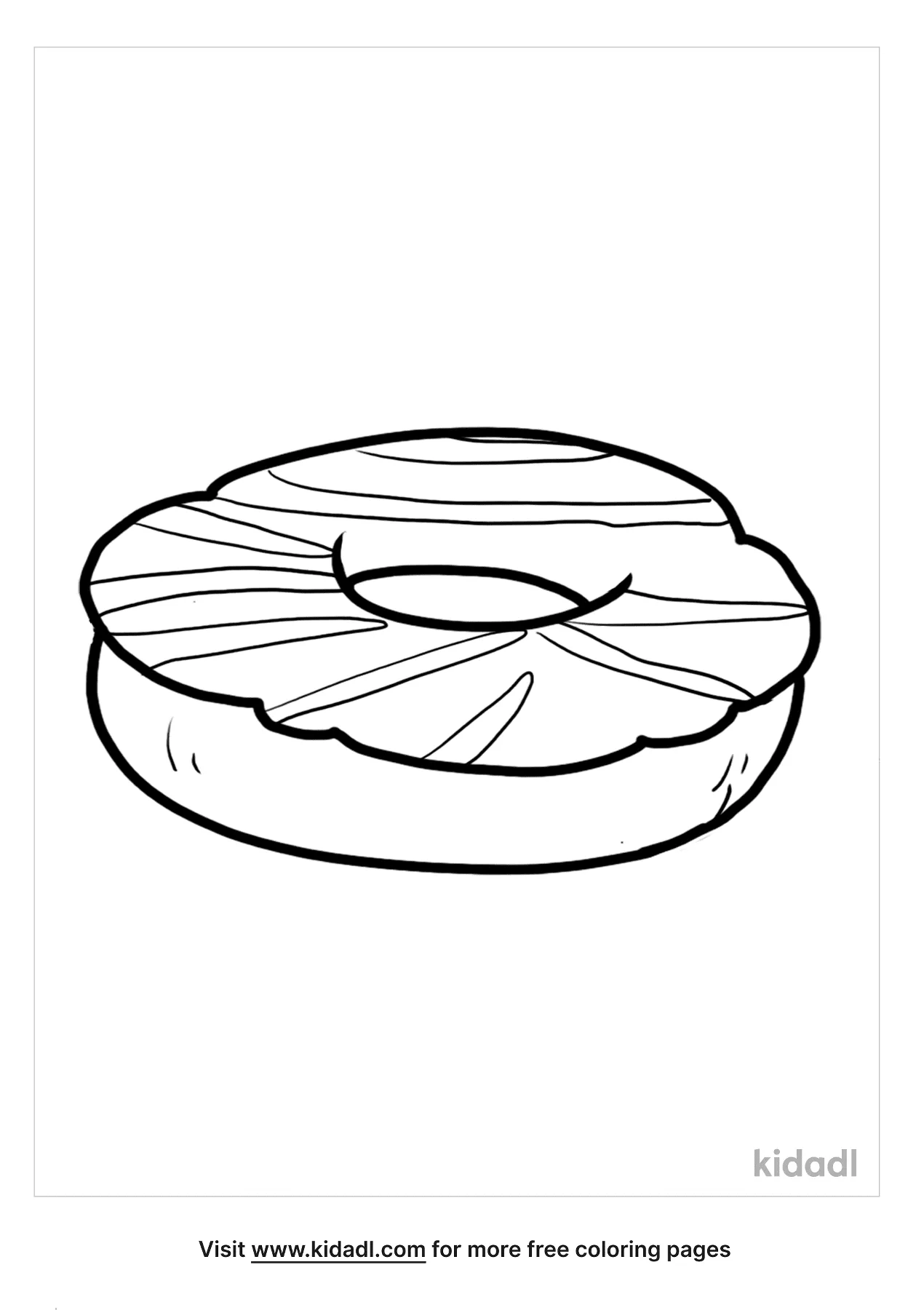 Donut Coloring Pages for Kids 93