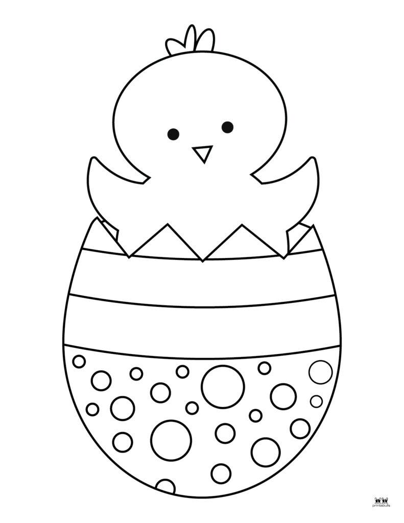 Easter Coloring Pages (Free PDF Printables) 1