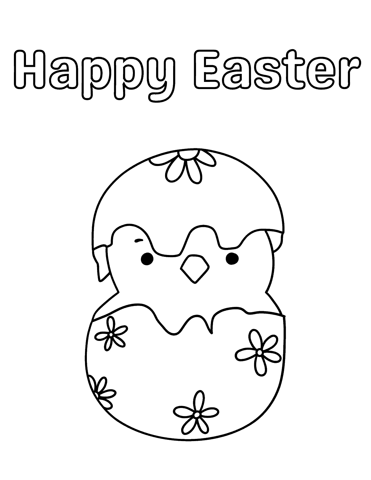 Easter Coloring Pages (Free PDF Printables) 10