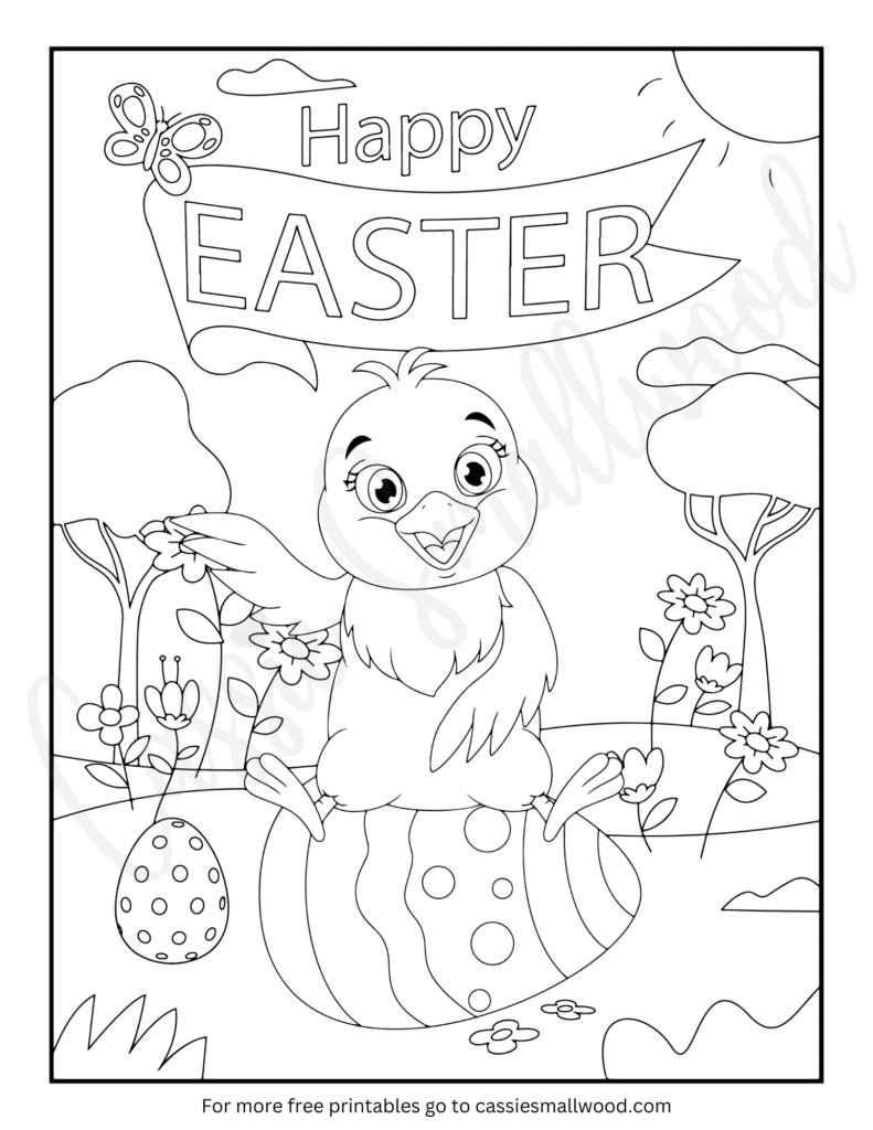 Easter Coloring Pages (Free PDF Printables) 102