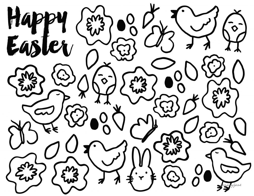 Easter Coloring Pages (Free PDF Printables) 111