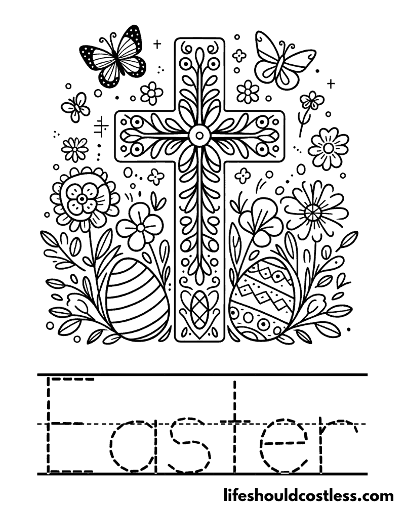 Easter Coloring Pages (Free PDF Printables) 115