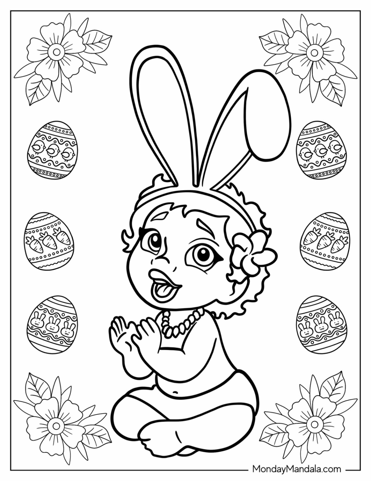 Easter Coloring Pages (Free PDF Printables) 117