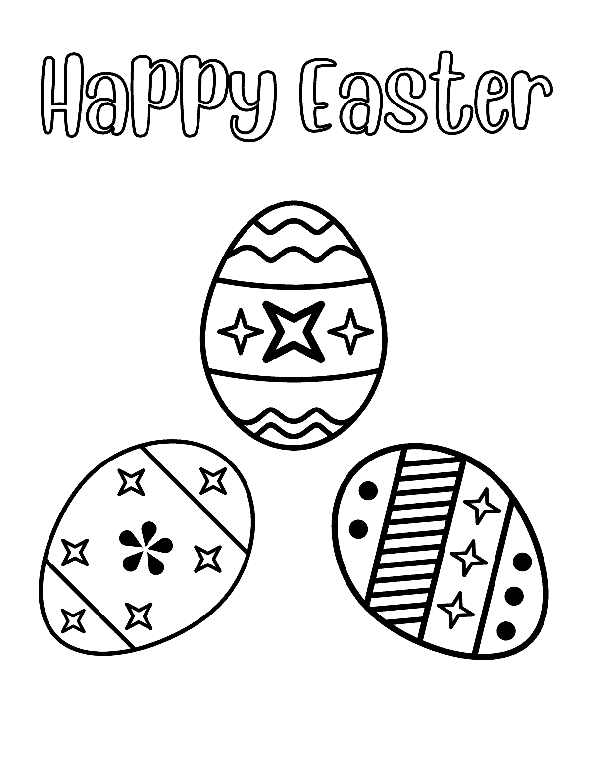 Easter Coloring Pages (Free PDF Printables) 122