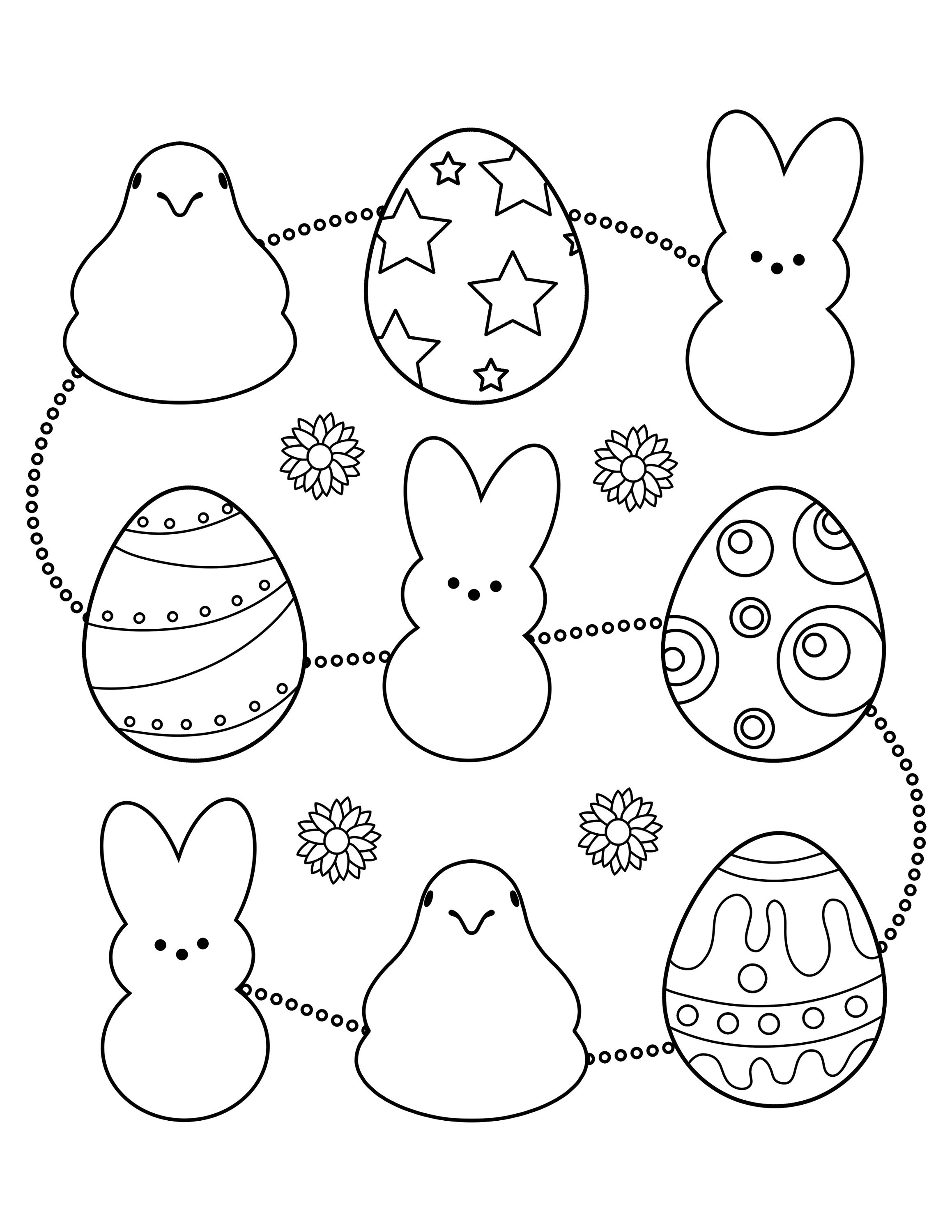 Easter Coloring Pages (Free PDF Printables) 134