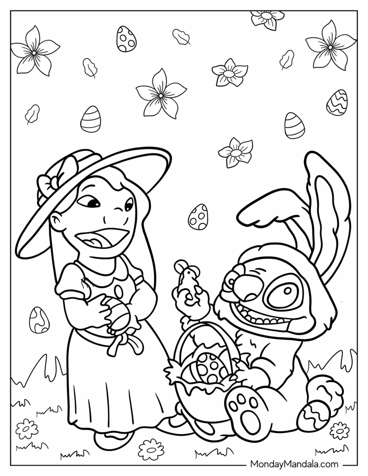 Easter Coloring Pages (Free PDF Printables) 137