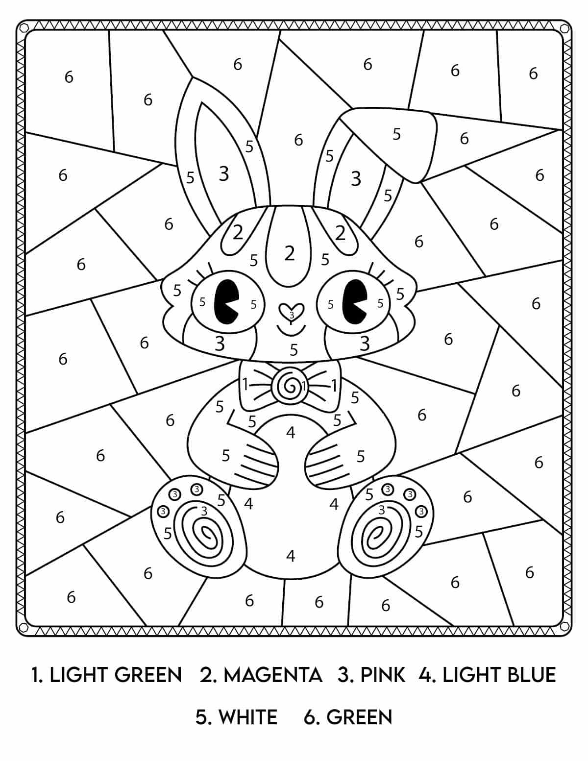 Easter Coloring Pages (Free PDF Printables) 138