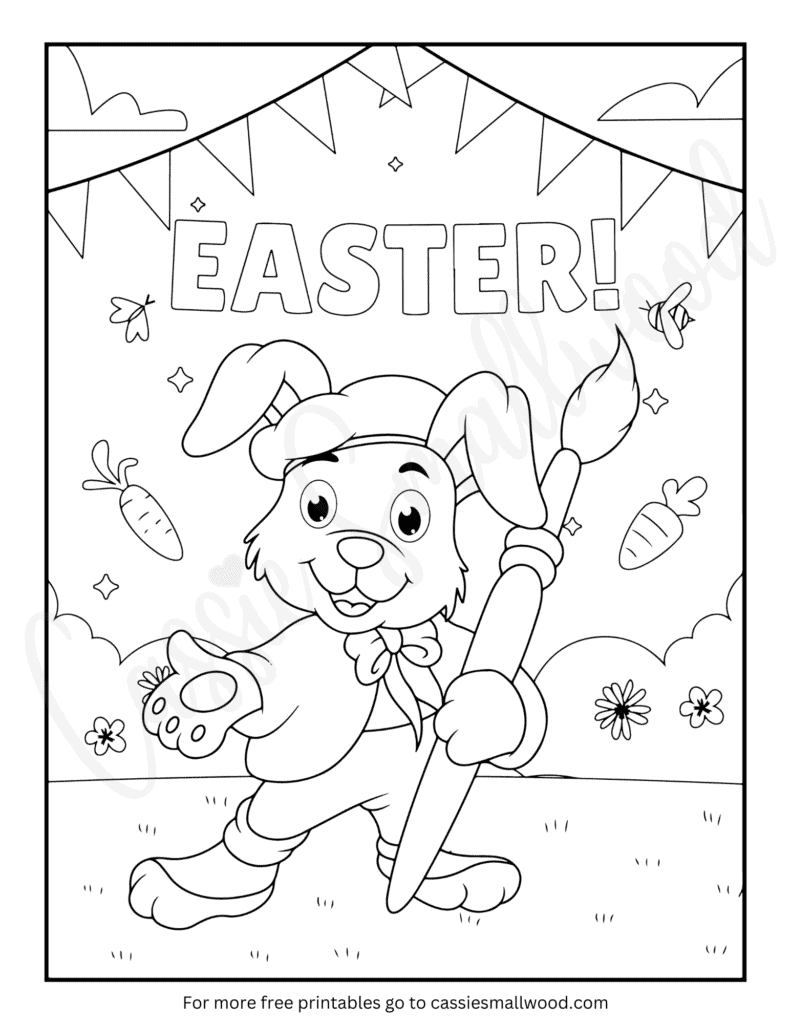 Easter Coloring Pages (Free PDF Printables) 139