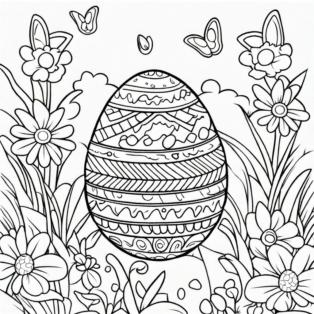 Easter Coloring Pages (Free PDF Printables) 141