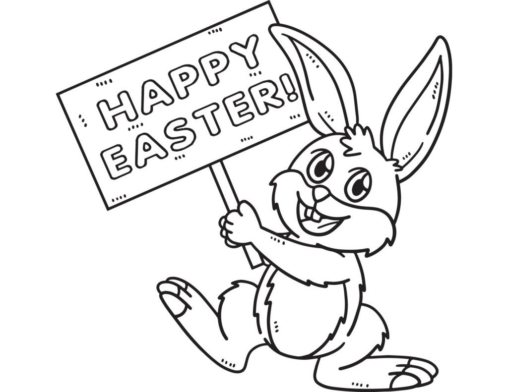 Easter Coloring Pages (Free PDF Printables) 143