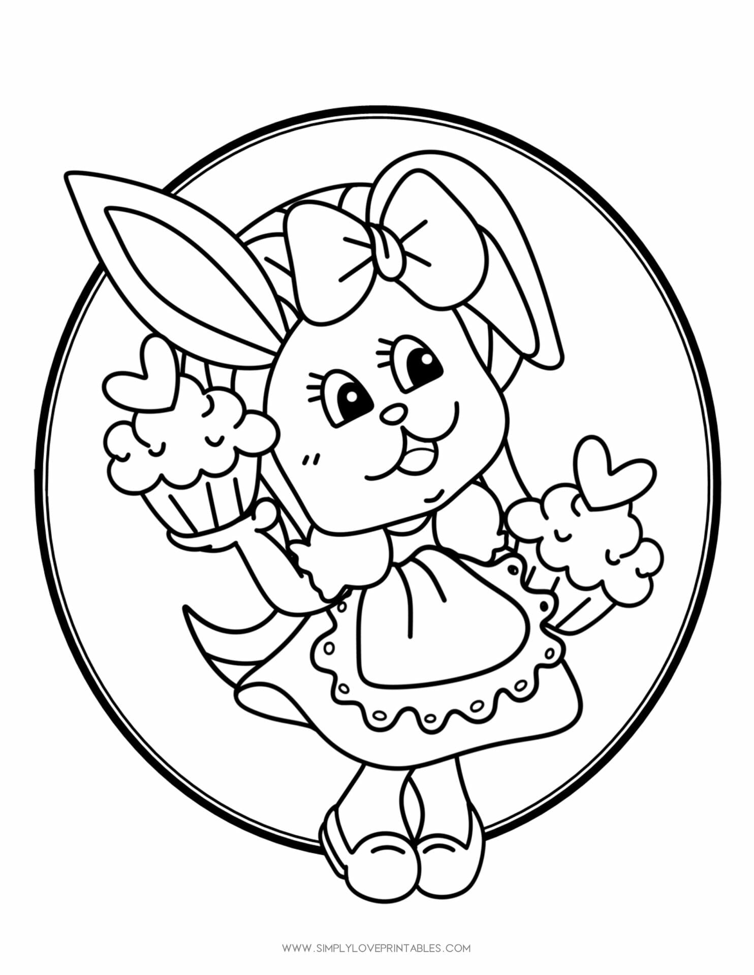 Easter Coloring Pages (Free PDF Printables) 145