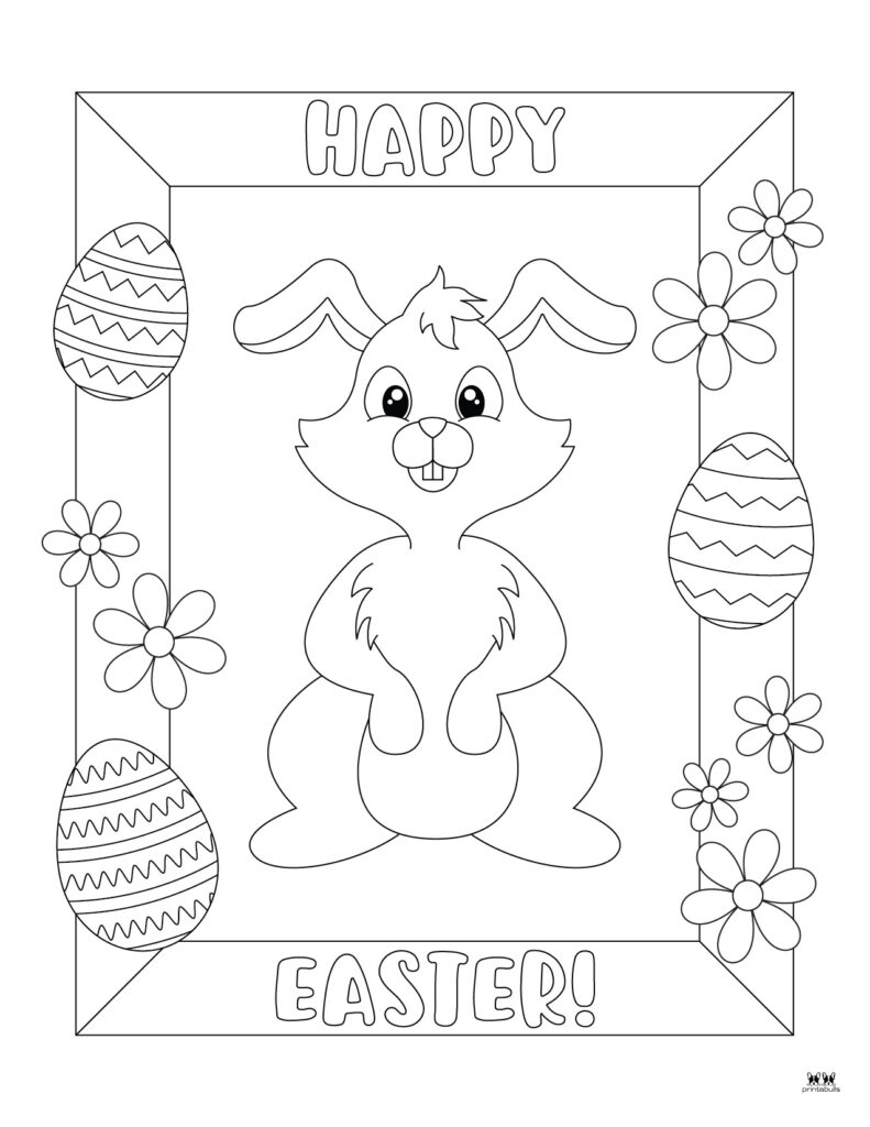 Easter Coloring Pages (Free PDF Printables) 155