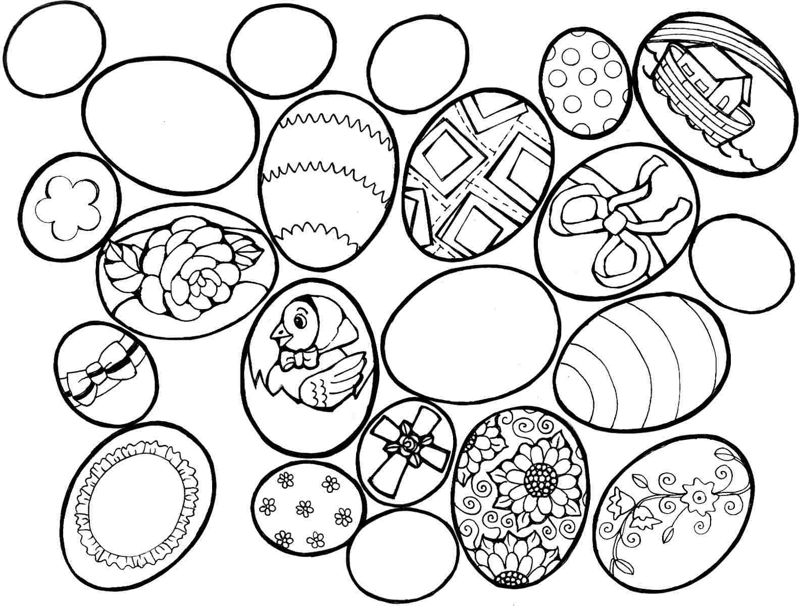 Easter Coloring Pages (Free PDF Printables) 156