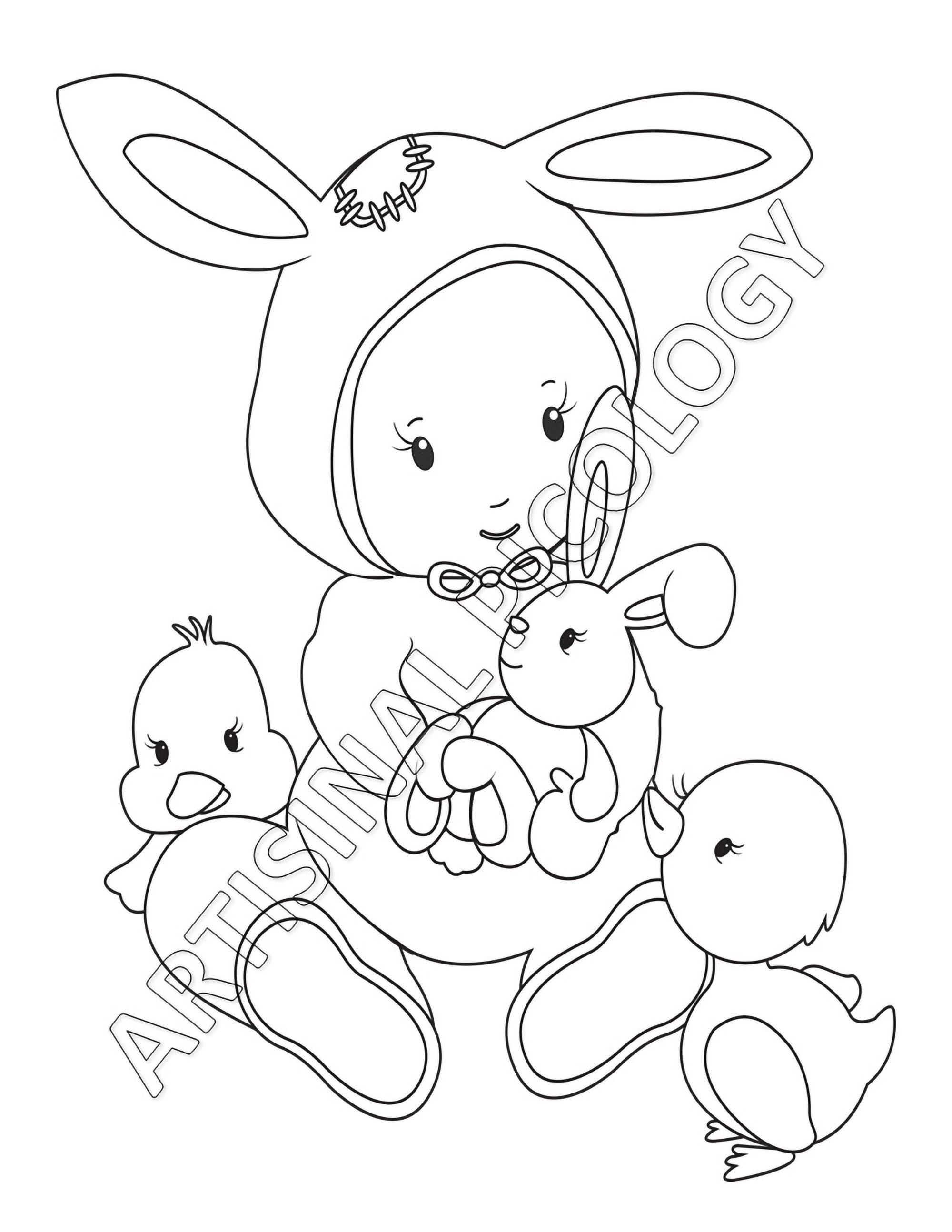 Easter Coloring Pages (Free PDF Printables) 159