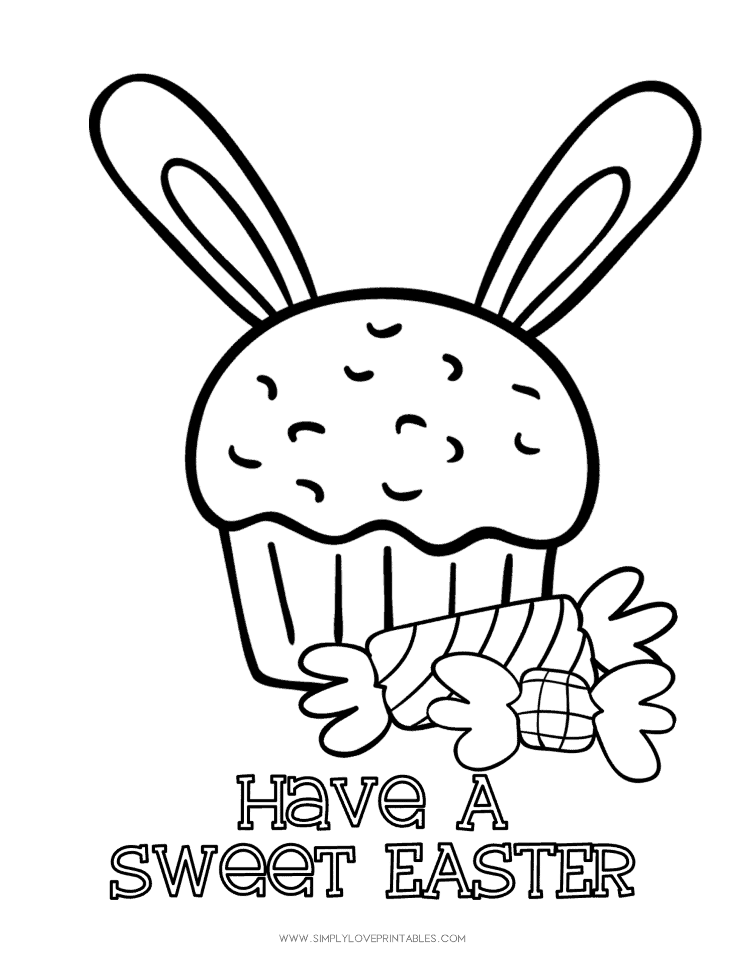 Easter Coloring Pages (Free PDF Printables) 161