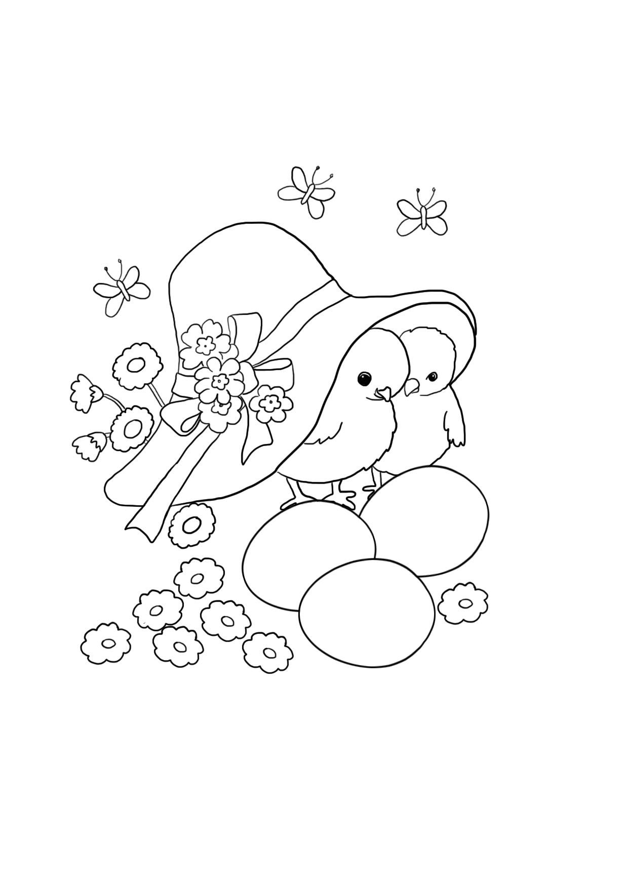 Easter Coloring Pages (Free PDF Printables) 165