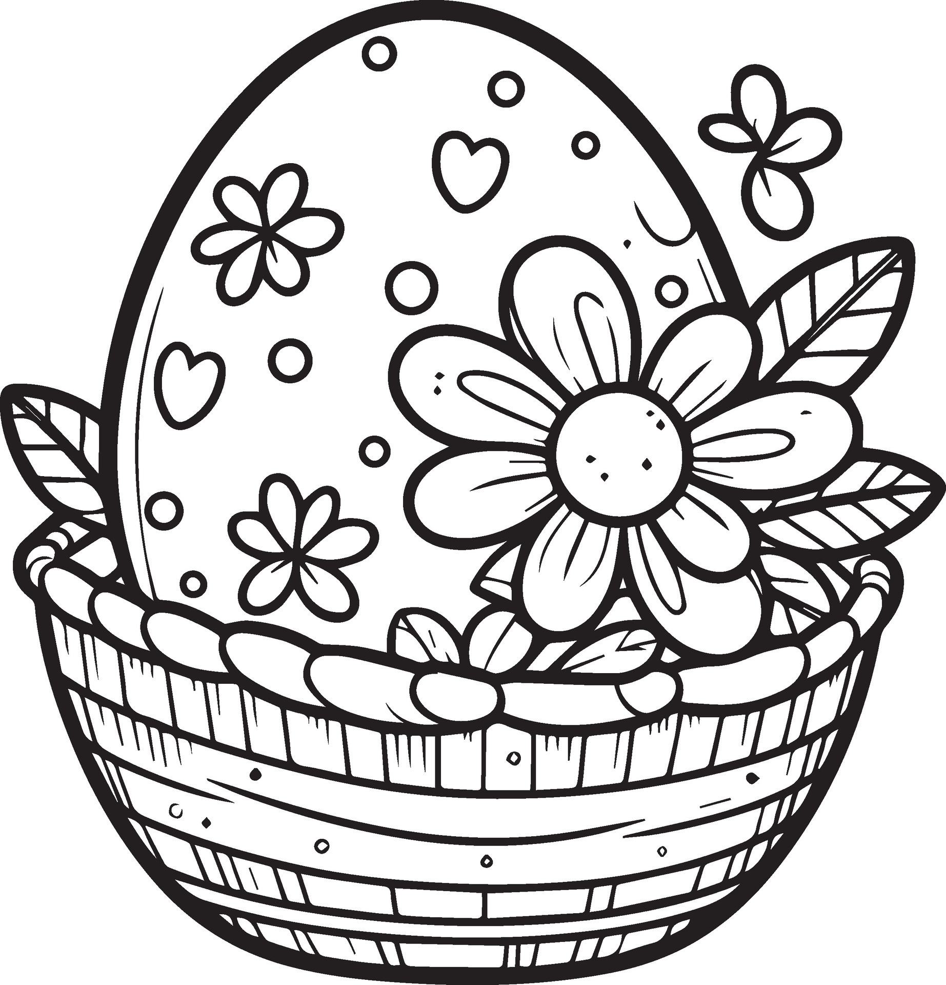 Easter Coloring Pages (Free PDF Printables) 167